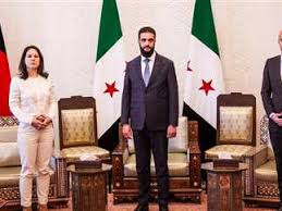 الشرع مع وزيرة خارجية ألمانيا