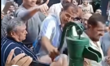 من الدعاية إلى الدعابة.. موقف مثير للجدل لمرشح برلماني يحمل رمز "الطرمبة"