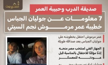 صديقة الدرب وحبيبة العمر.. 7 معلومات عن جوليان الجباس خطيبة عمر مرموش 