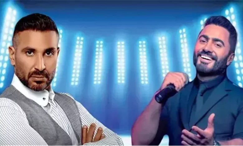 تامر حسني وأحمد سعد 