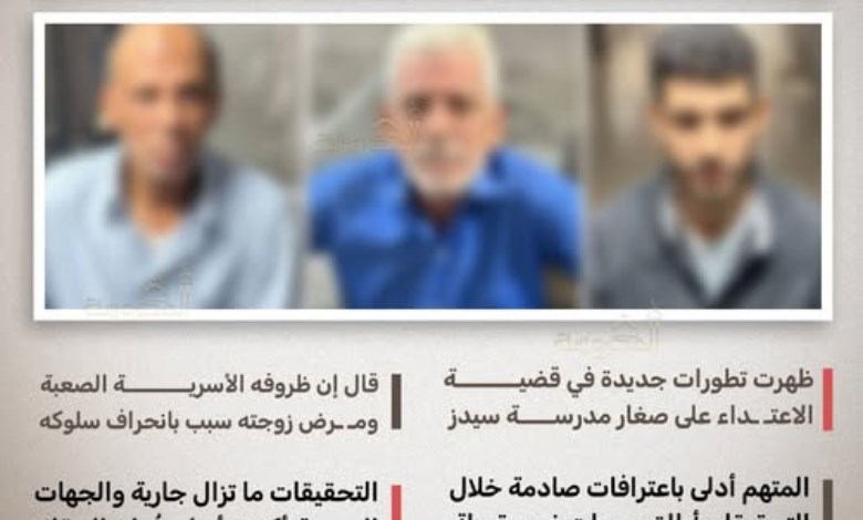 "مرض مراتي السبب".. اعترافات صادمة لمتهم في واقعة صغار سيدرز الدولية