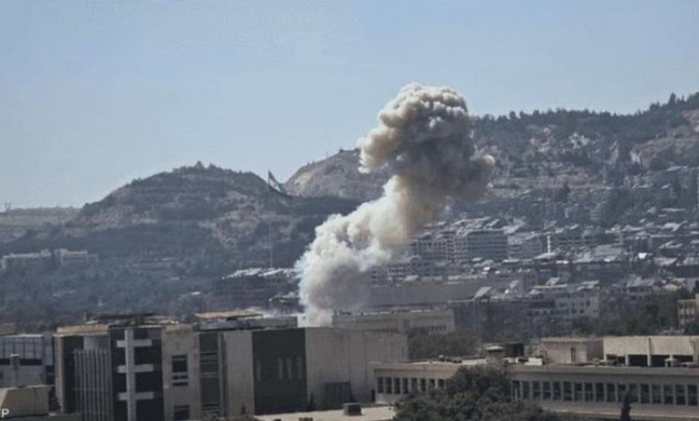 صورة أرشيفية لانفجار سابق فى دمشق