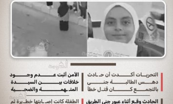 قضاء وقدر.. تفاصيل جديدة تكشف ملابسات حادث دهس الطالبة جنى