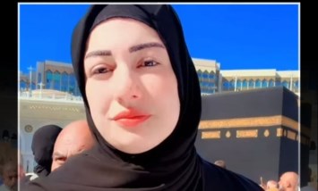 مها عبد المؤمن تعلن اعتزالها مجال الأفراح أثناء أداء مناسك العمرة