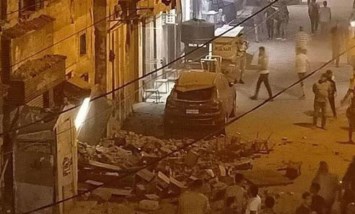 انهيار عقار إمبابة