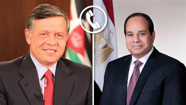 الرئيس السيسي وملك الأردن