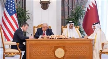 أمير قطر وترامب 