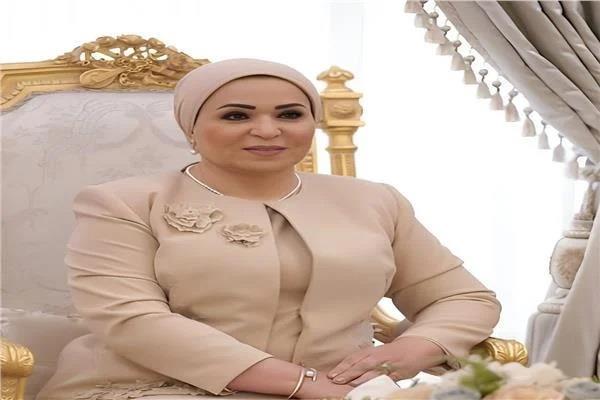 السيدة انتصار السيسي قرينة السيد رئيس الجمهورية
