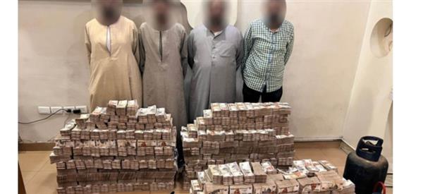المتهمين والمضبوطات
