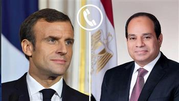 الرئيس السيسي ونظيره الفرنسي
