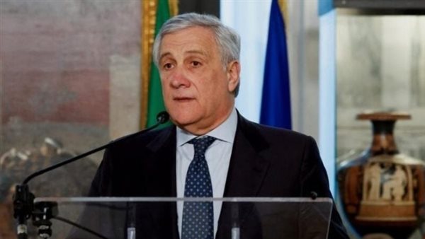 وزير الخارجية الإيطالي أنطونيو تاياني