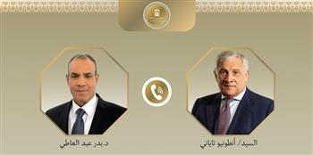 اتصال هاتفى بين وزير الخارجية والهجرة ووزير خارجية إيطاليا
