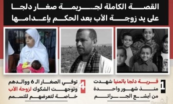 مأساة دلجا بالمنيا.. زوجة الأب تقتل زوجها وصغاره بسبب الغيرة