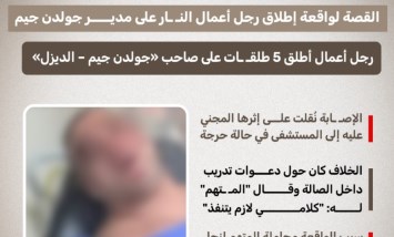 "كلامي لازم يتنفذ".. رجل أعمال يطلق النار على مدير صالة جولدن جيم بالدقي