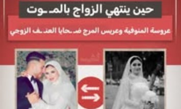 حين ينتهي الزواج بالموت.. عروسة المنوفية وعريس المرج ضحايا العنف الأسري
