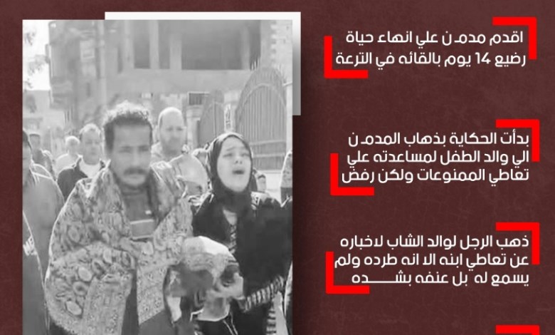 رفض مساعدته على التعاطي فانتقم من طفله.. جريمة تهز القرية