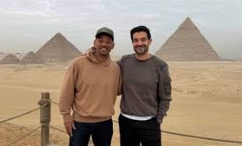 ويل سميث يزور مصر ويرقص على أغنية مكسرات