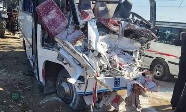 حادث مأساوي بالمنوفية.. مصرع شخص وإصابة 4 آخرين في تصادم على طريق السادات