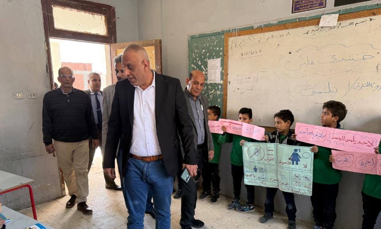 خلال جولة تفقدية.. محمد فايز: تفعيل الإشراف اليومي والأنشطة التربوية أساس نجاح المدارس