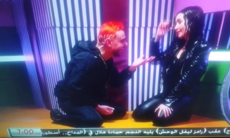 هنا الزاهد في رامز ليفل الوحش 