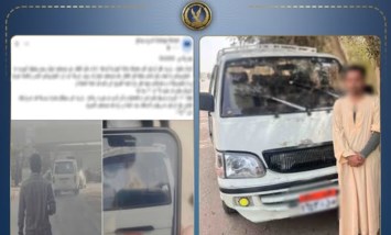 ضبط سائق ميكروباص بدون رخصة بعد دهس عامل وهروبه بسوهاج