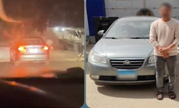 ضبط قائد سيارة يؤدي حركات استعراضية أثناء احتفال بزفاف أحد أقاربه