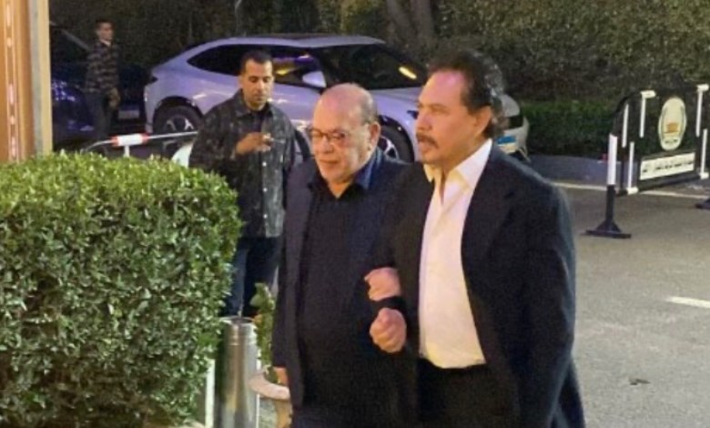 عزاء والد حاتم صلاح 