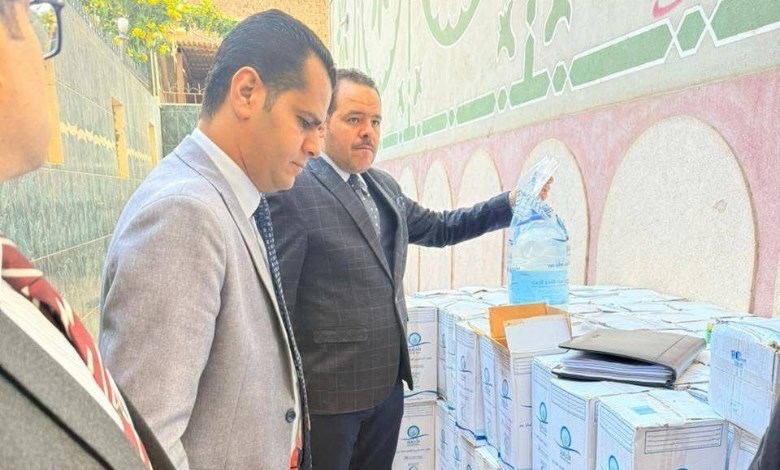 أثناء حملة الجهاز ومصادرة المضبوطات