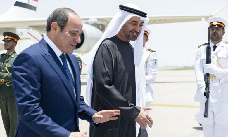 السيسي وبن زايد
