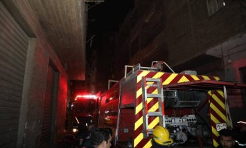 حريق منشأة ناصر