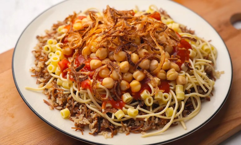 طريقة عمل الكشري