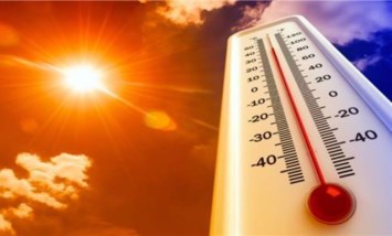 درجات الحرارة اليوم