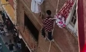 استعراض انتهى في قبضة الأمن.. القبض على شاب رقص فوق ماسورة غاز ببشتيل